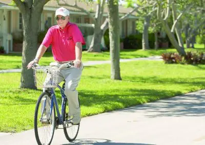 seniors on a bike 1