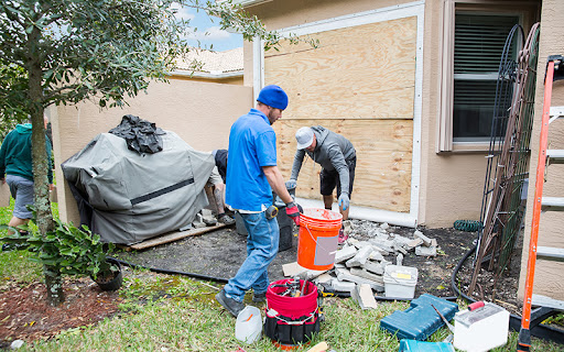 limpieza tras una catástrofe en florida