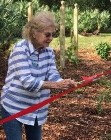 Nancy Fehr and the Butterfly Garden